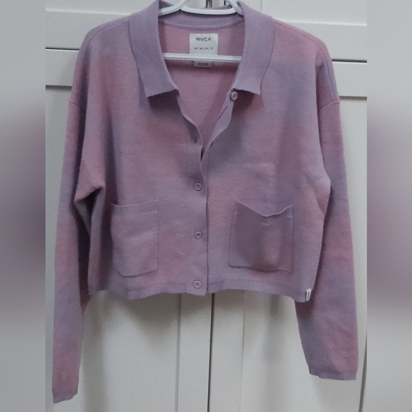 RVCA cropped cardigan sweater - Picture 6 of 9